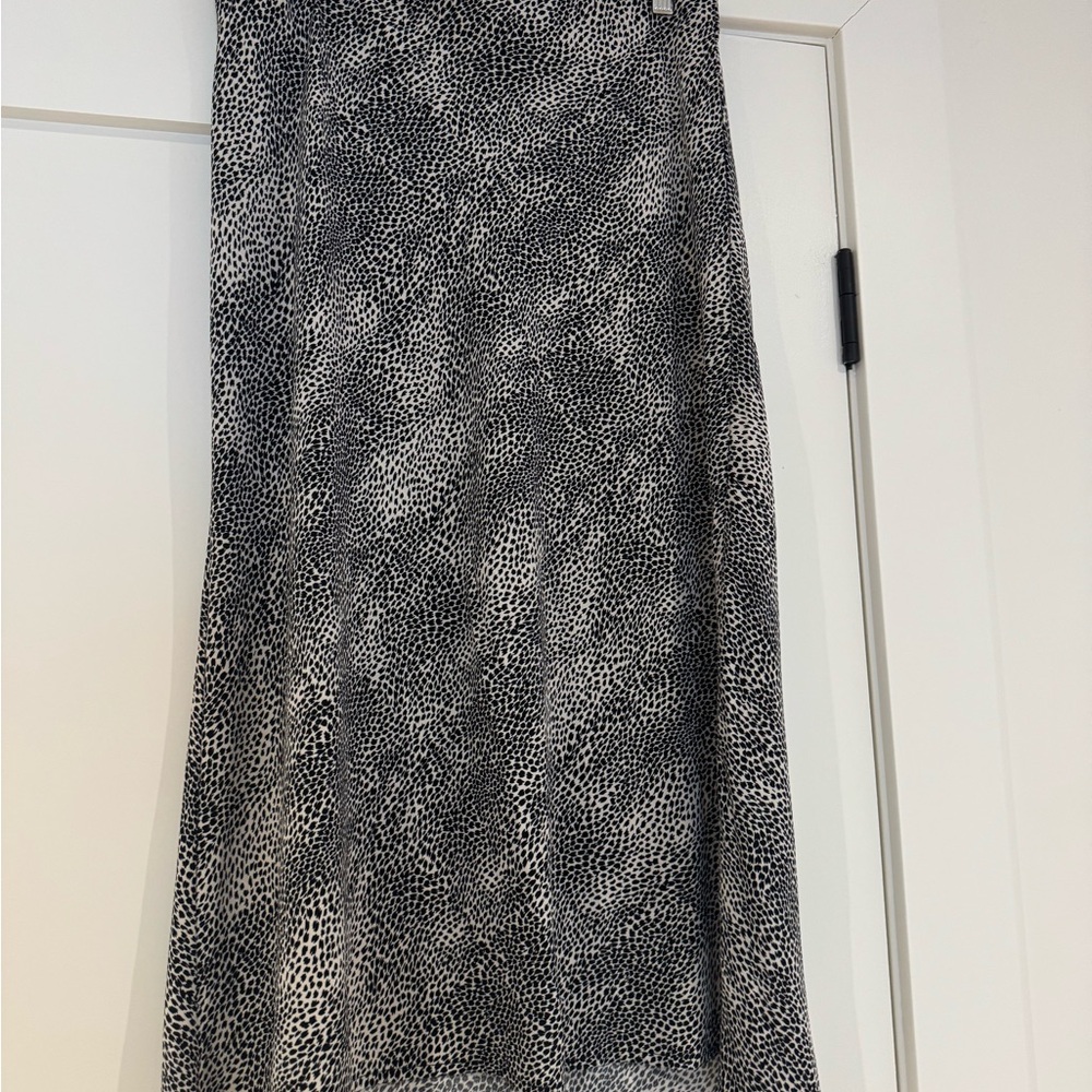 Rachel Zoe Animal Print Skirt bias Cut